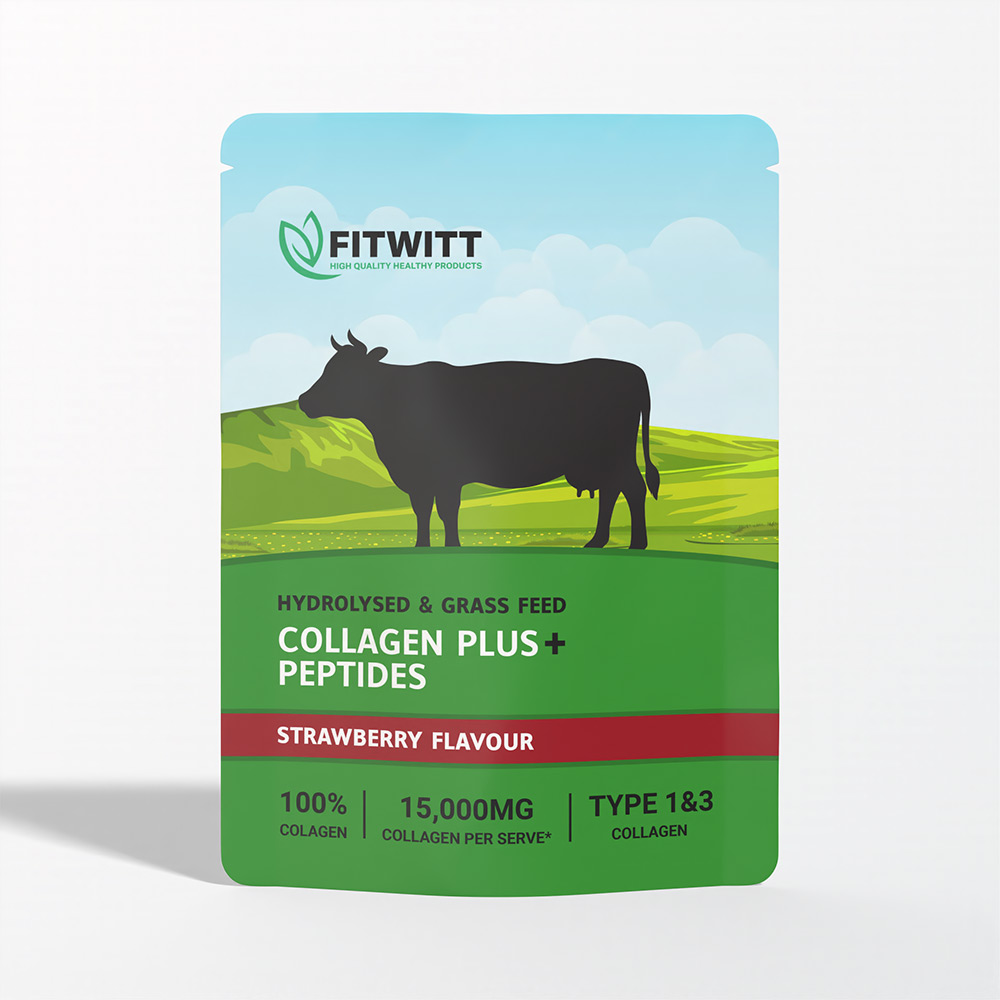 Bovine, Collagen Plus 15,000 MG, With a Strawberry Flavor
